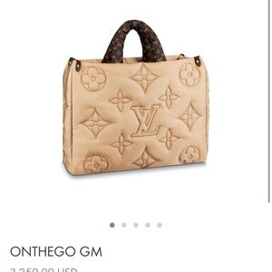 Louis Vuitton ON THE GO GM